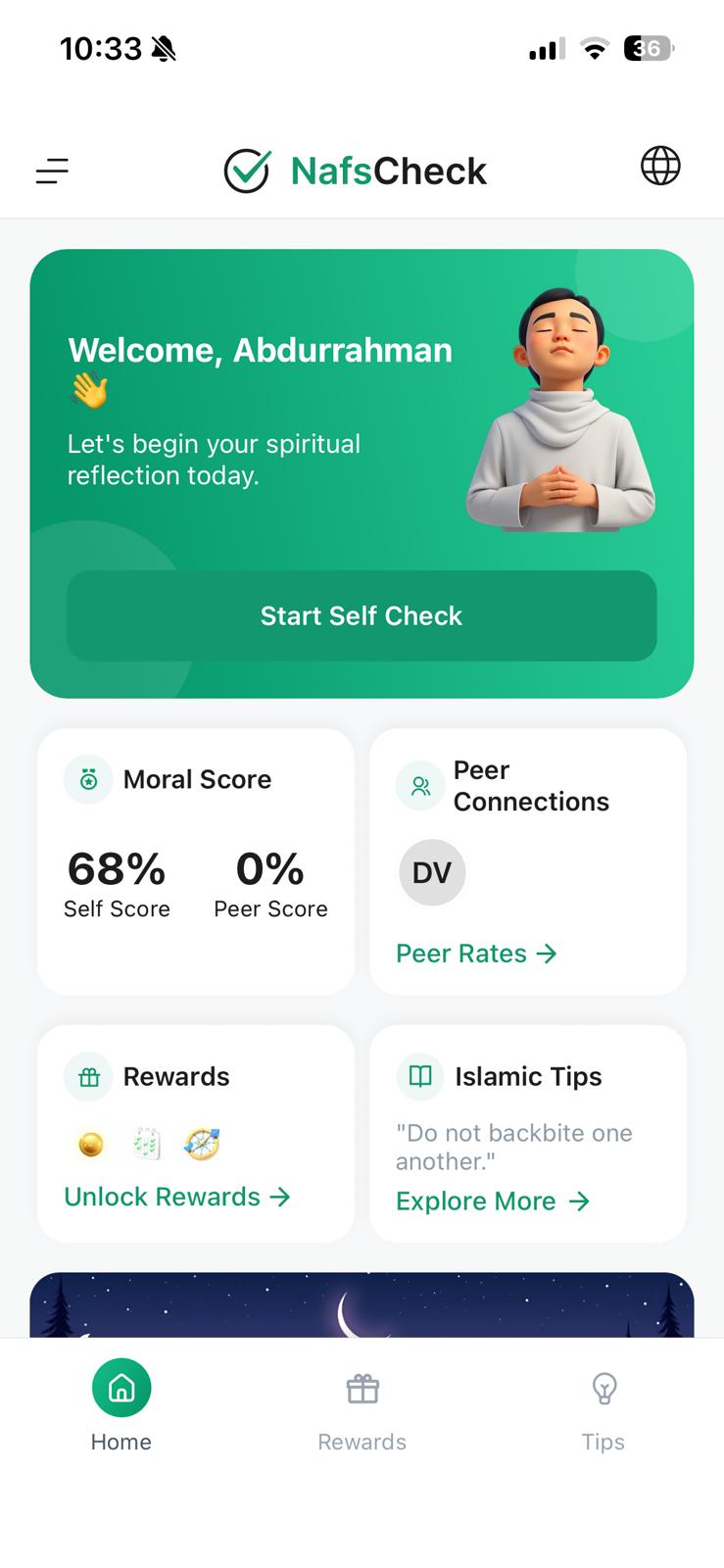 NafsCheck Dashboard